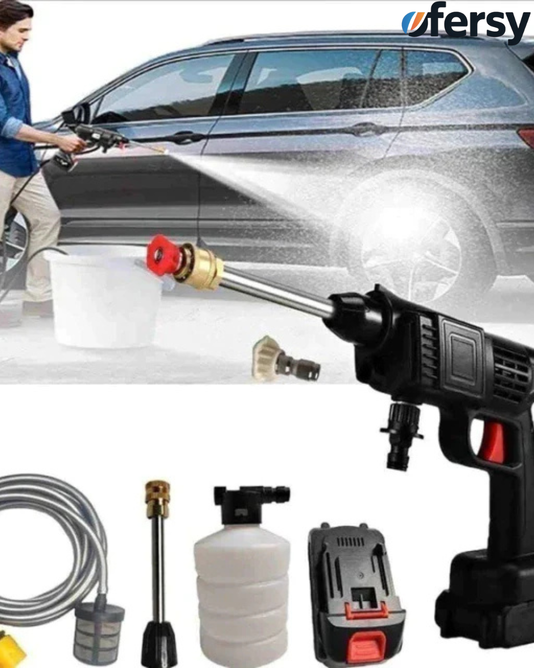 Hidrolavadora Portátil de Alta Presión 360V